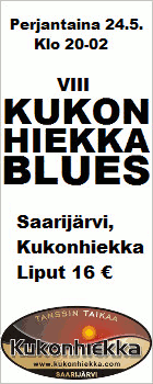 Kukonhiekka Blues Saarij�rvell� pe 24.5.